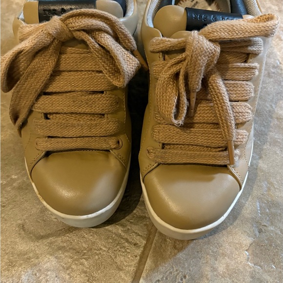rag & bone Shoes - rag & bone Beige Athletic Sneakers